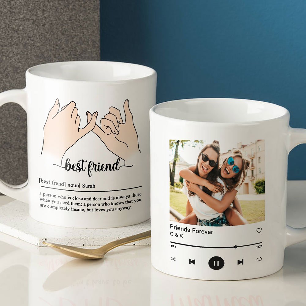 Personalized Best Friend Mug, Best Friend Definition Mug, Friendship M -  Family Panda - Unique gifting for family bonding